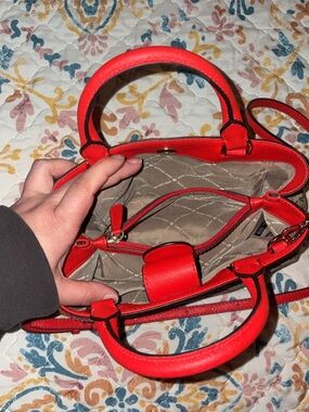 Red Women's Top-Handle Satchel Bag - Brand Unspecified
